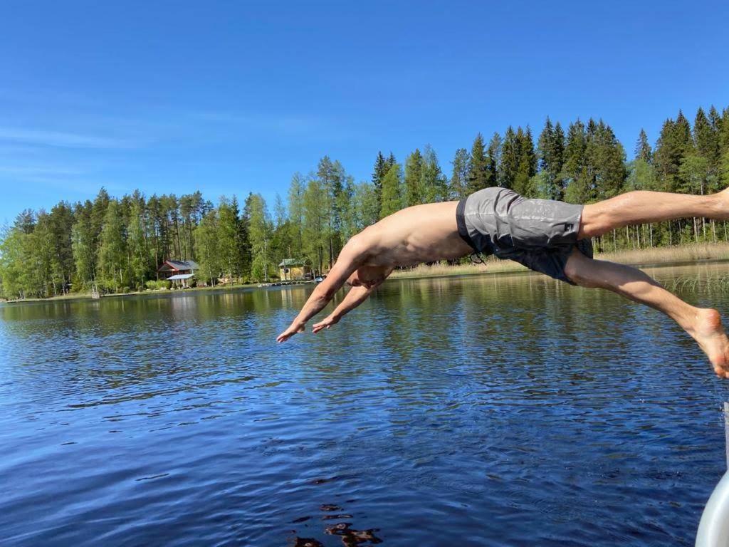 Private Lakeside Holiday Property In Nature Kankaanpää المظهر الخارجي الصورة