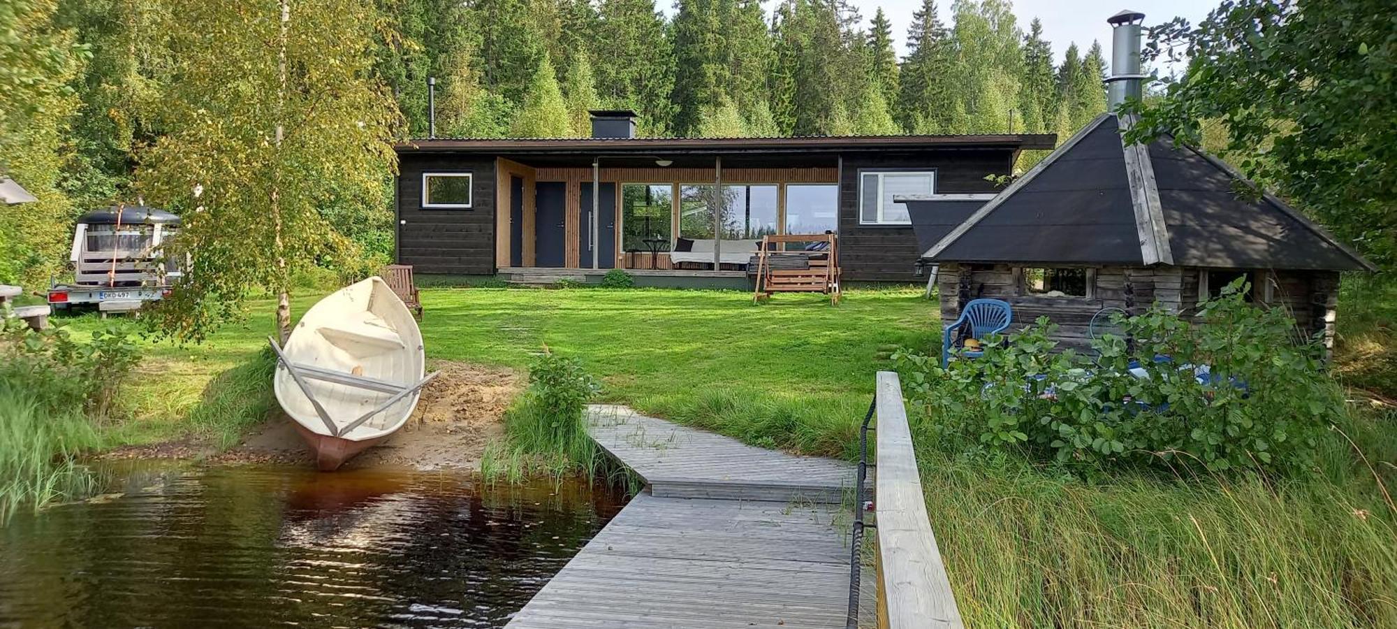 Private Lakeside Holiday Property In Nature Kankaanpää المظهر الخارجي الصورة